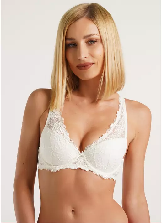 Бюстгальтер с треугольными чашками Letizia 1242/41N1 whisper white (белый)