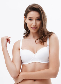 Бюстгальтер из микрофибры без Push-up Luwa 1503/20 white (белый)
