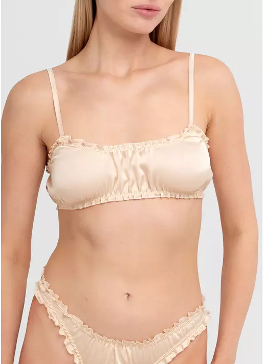 Шовковий бралет MOON SILK 1618/100 (бежевий)