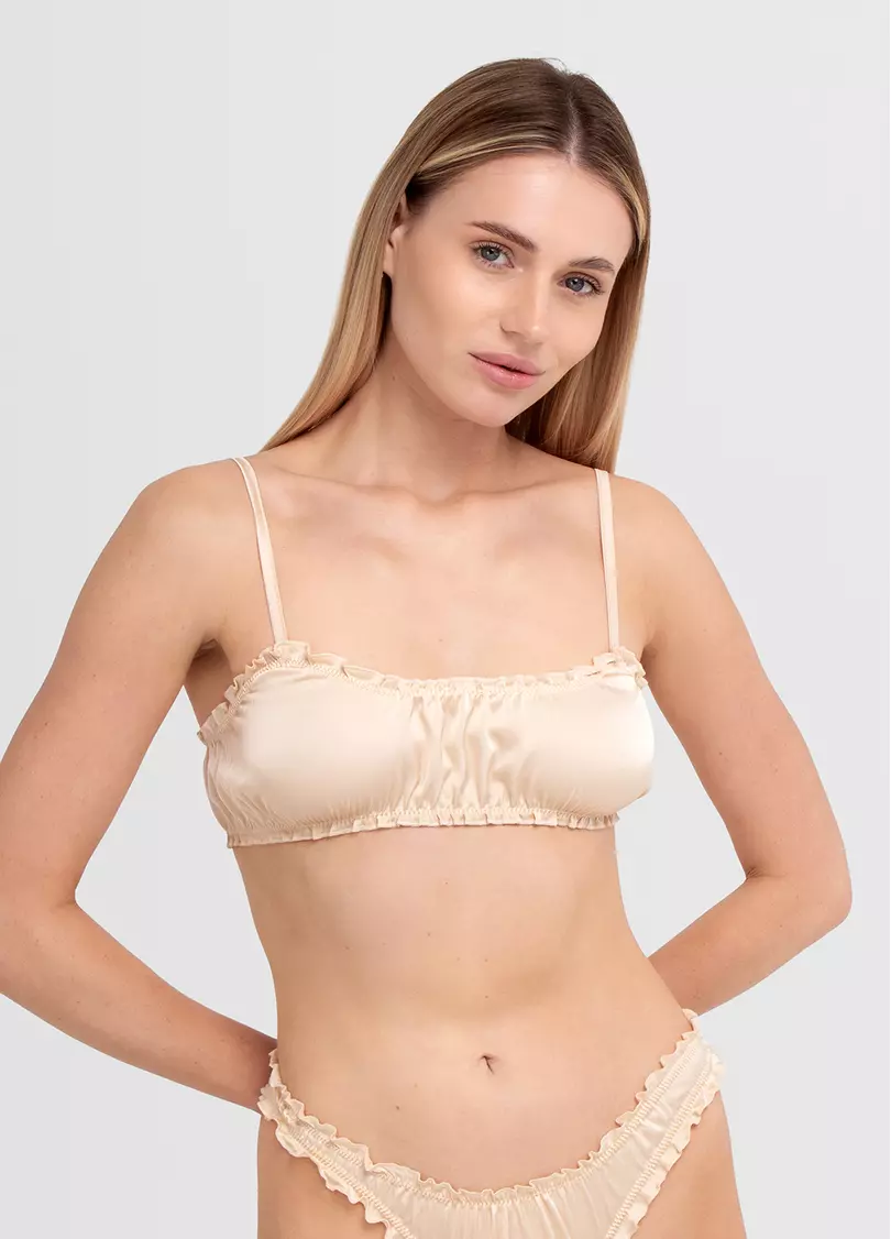 Шовковий бралет MOON SILK 1618/100 (бежевий)