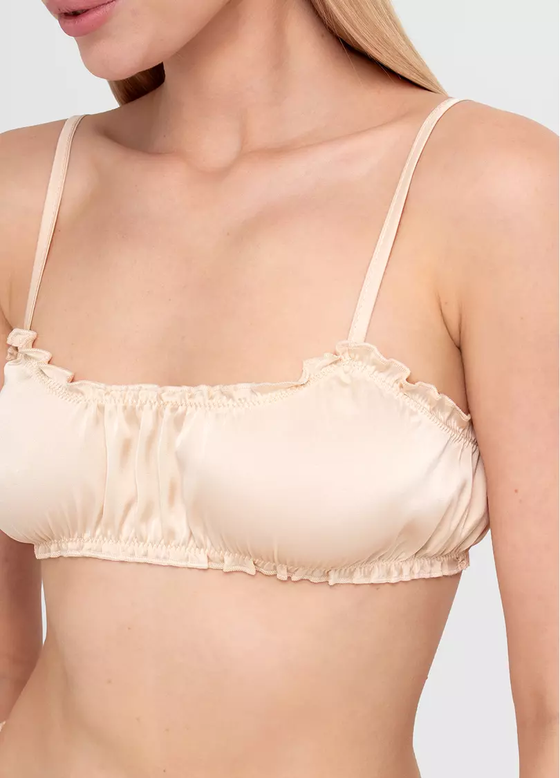 Шовковий бралет MOON SILK 1618/100 (бежевий)