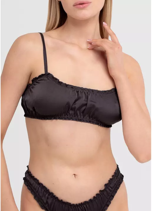 Шовковий бралет MOON SILK 1618/100 (сірий)