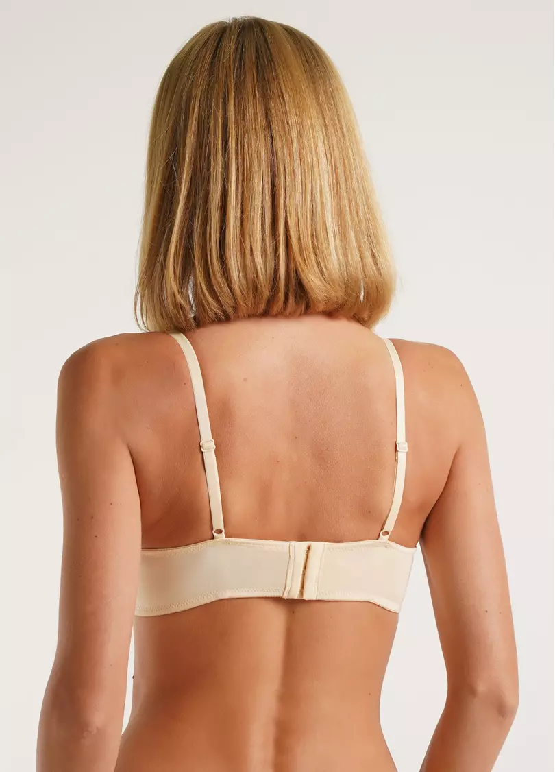 Бюстгальтер балконет кружевной Monica 1213/21 beige (бежевый)