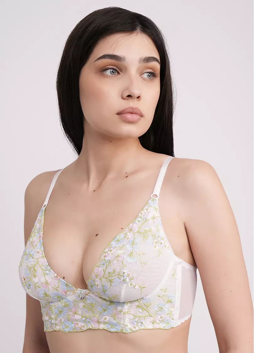 Бюстгальтер бюстьє Olympia 1901/47 white/blue (білий)