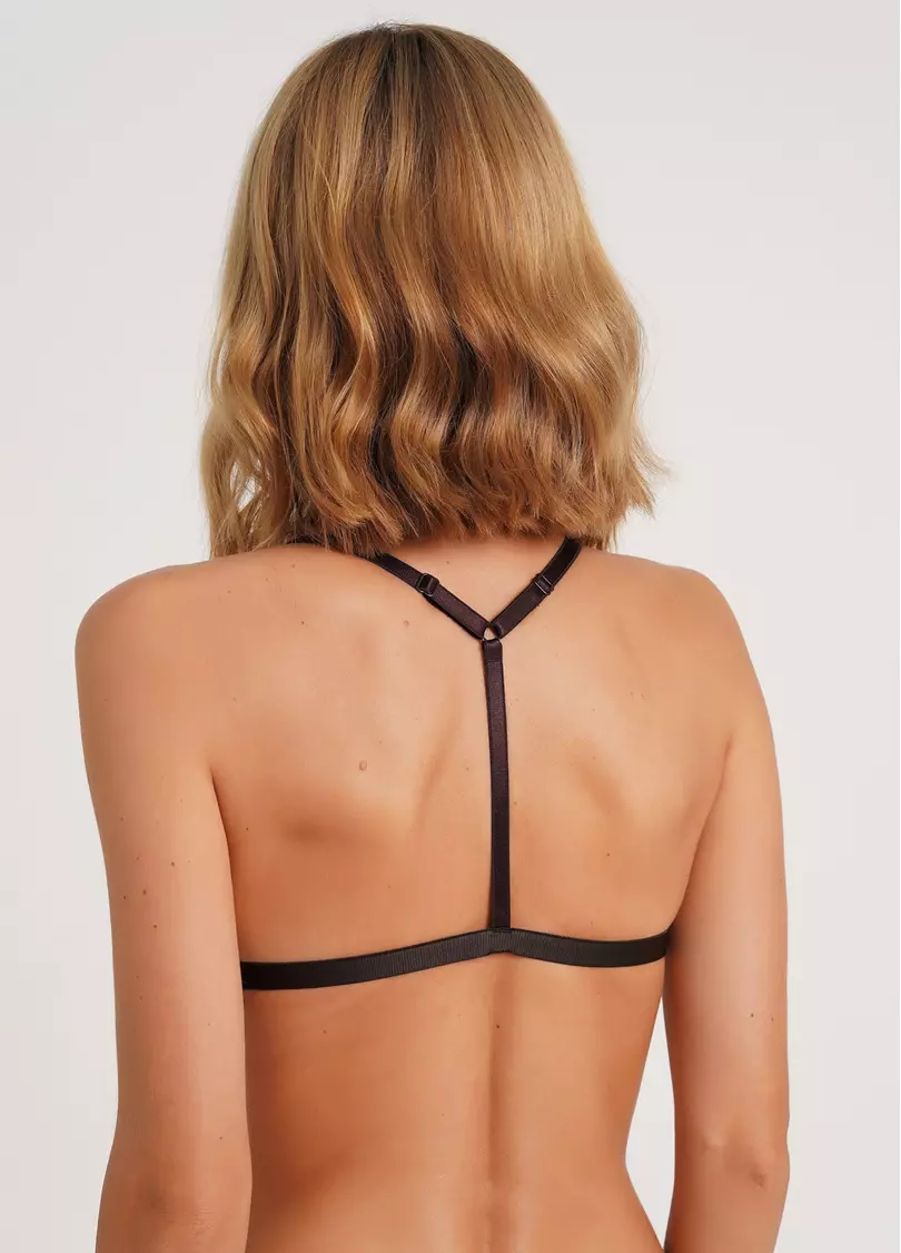 М'який бюстгальтер із застібкою попереду Orchid blom 1605/40 milk/chocolate (білий)