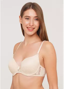 Бюстгальтер з формованою чашкою без push-up Patrizia 1133/21 (бежевий)