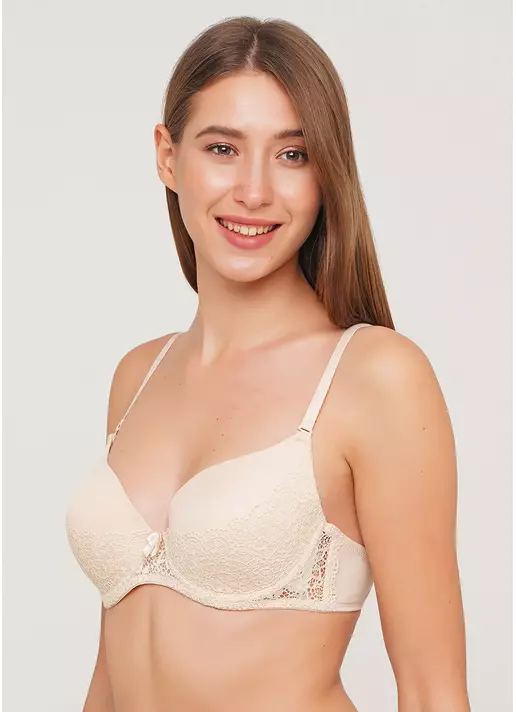 Бюстгальтер з формованою чашкою без push-up Patrizia 1133/21 (бежевий)