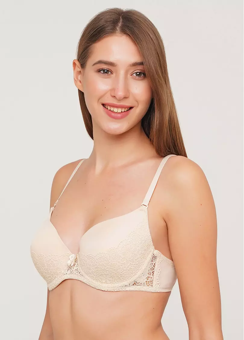 Бюстгальтер с формованной чашкой без push-up Patrizia 1133/21 (бежевый)