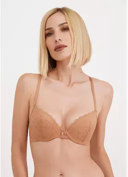 Бюстгальтер кружевной с формованной чашкой пуш-ап Sherry 1111/31 macchiato (бежевый) Бюстгальтер кружевной с формованной чашкой пуш-ап Sherry 1111/31 macchiato (бежевый)