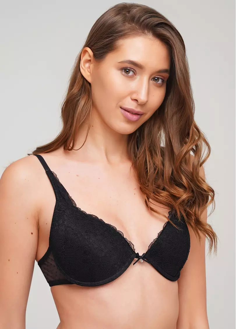 Мереживний бюстгальтер Silvia 1172/21 (чорний)