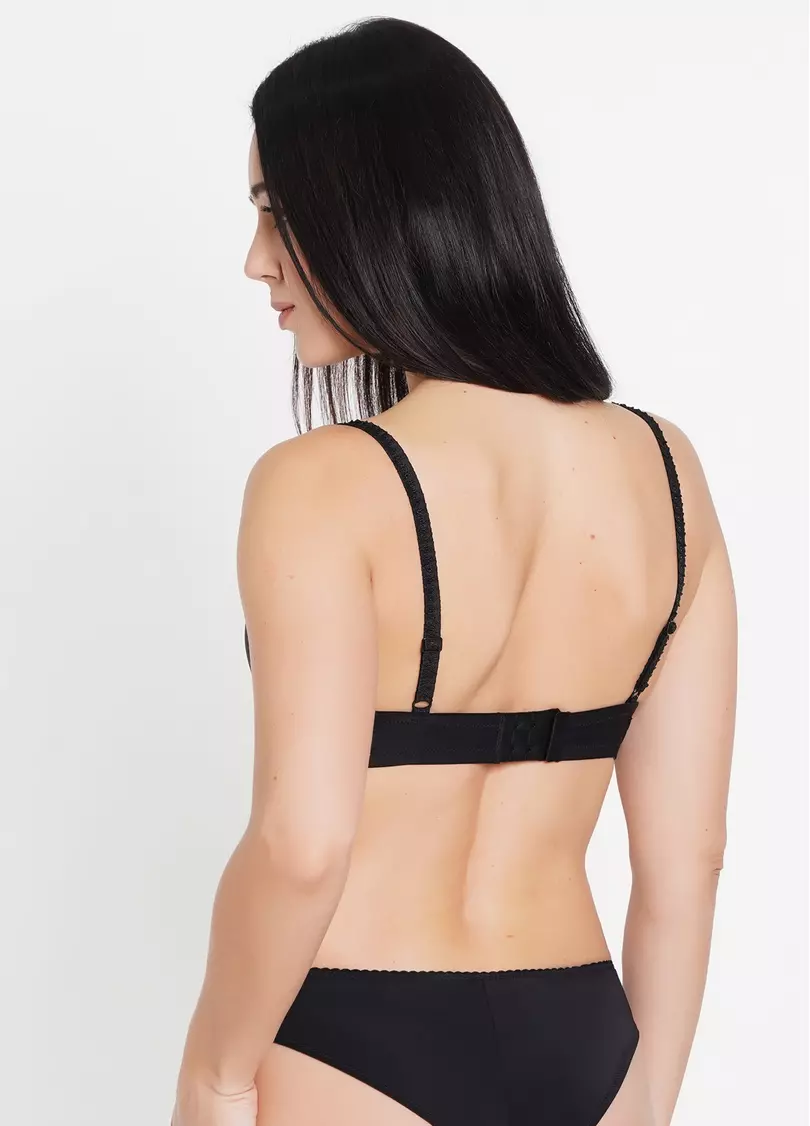 Бюстгальтер з гладкої мікрофібри Soft micro 1106/20 black (чорний)