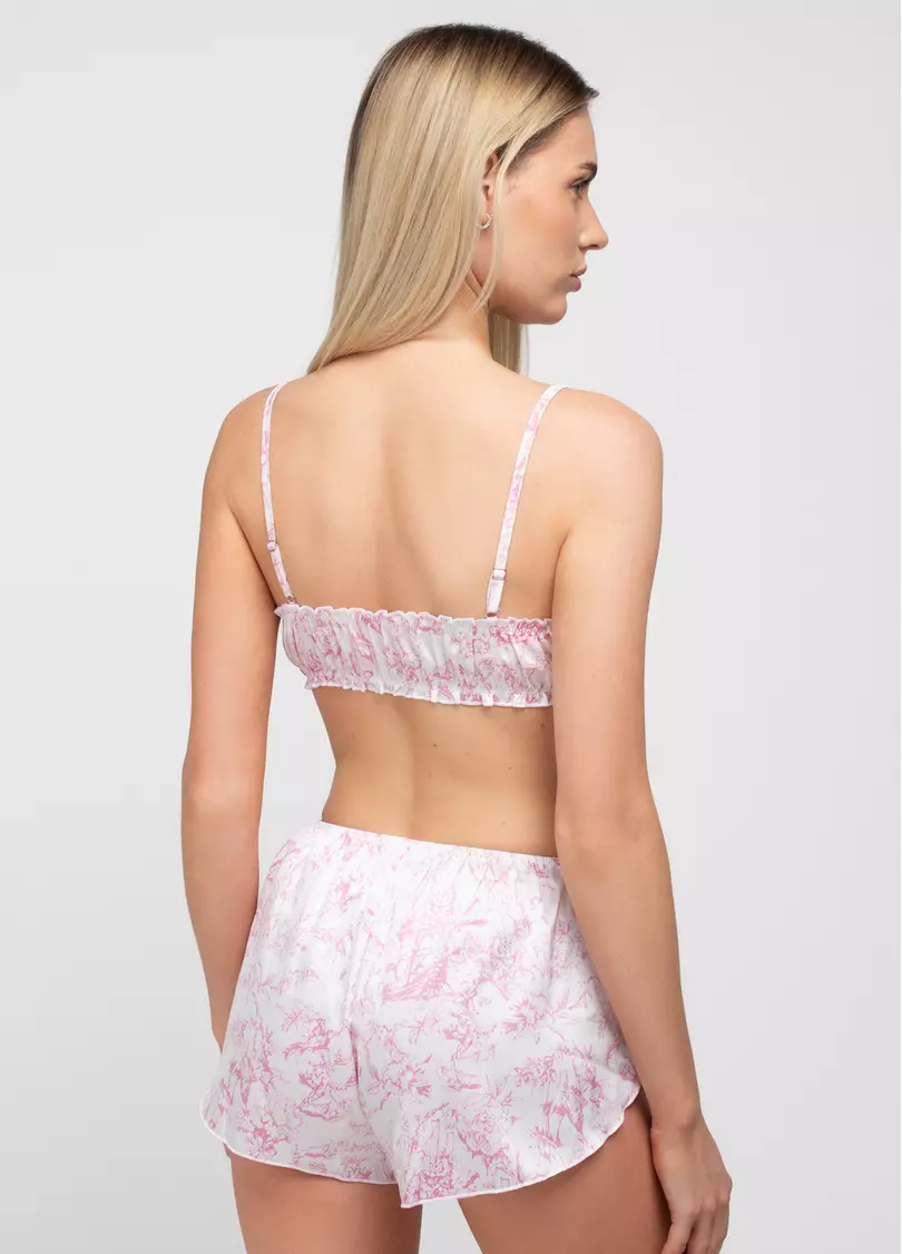 Шелковый бралет TOILE SILK 1618/100 (розовый)