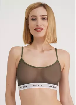 Топ-бралет из сетки TOP NET 4101/40 khaki (хаки) Топ-бралет из сетки TOP NET 4101/40 khaki (хаки)