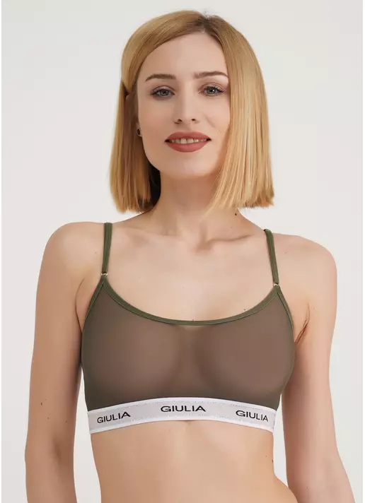 Топ-бралет из сетки TOP NET 4101/40 khaki (хаки)