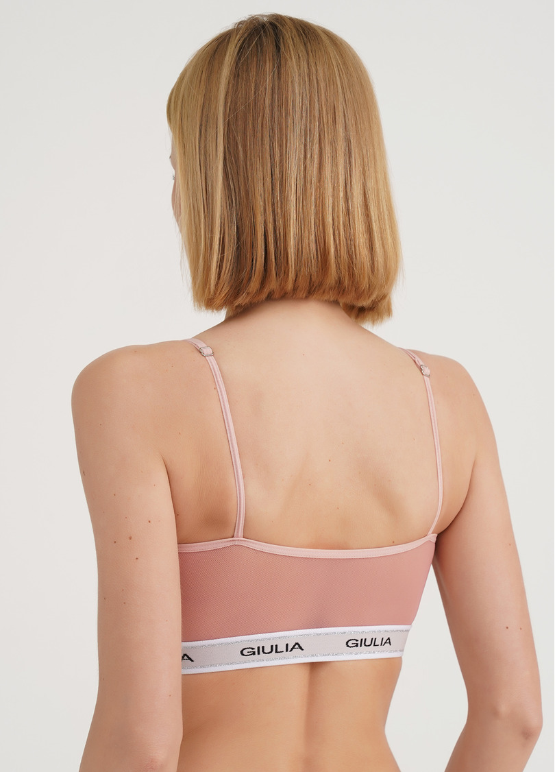 Топ-бралет з сітки TOP NET 4101/40 powder (рожевий)