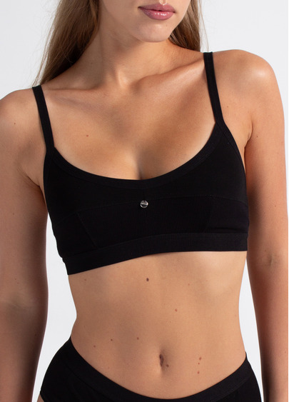 Бюстгальтер топ URBAN RIB 4109/60 black (черный) Бюстгальтер топ URBAN RIB 4109/60 black (черный)