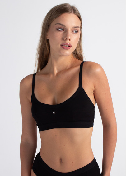 Бюстгальтер топ URBAN RIB 4109/60 black (черный) Бюстгальтер топ URBAN RIB 4109/60 black (черный)