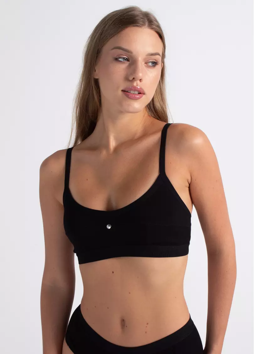 Бюстгальтер топ URBAN RIB 4109/60 black (черный)