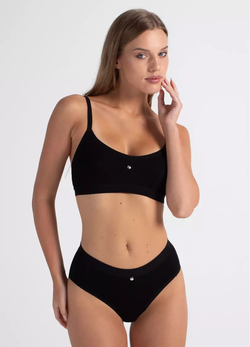 Бюстгальтер топ URBAN RIB 4109/60 black (черный)