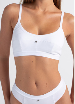 Бюстгальтер топ URBAN RIB 4109/60 white (белый)