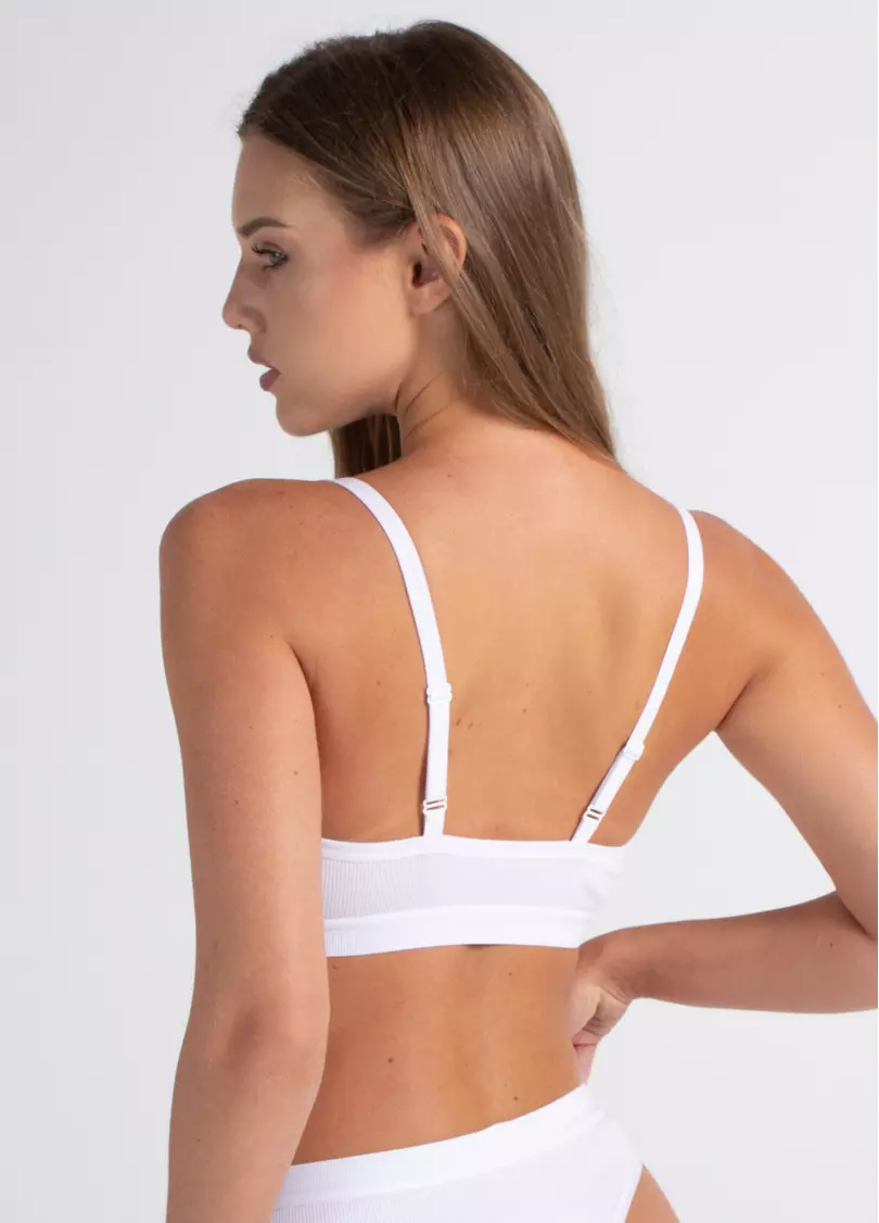 Бюстгальтер топ URBAN RIB 4109/60 white (белый)