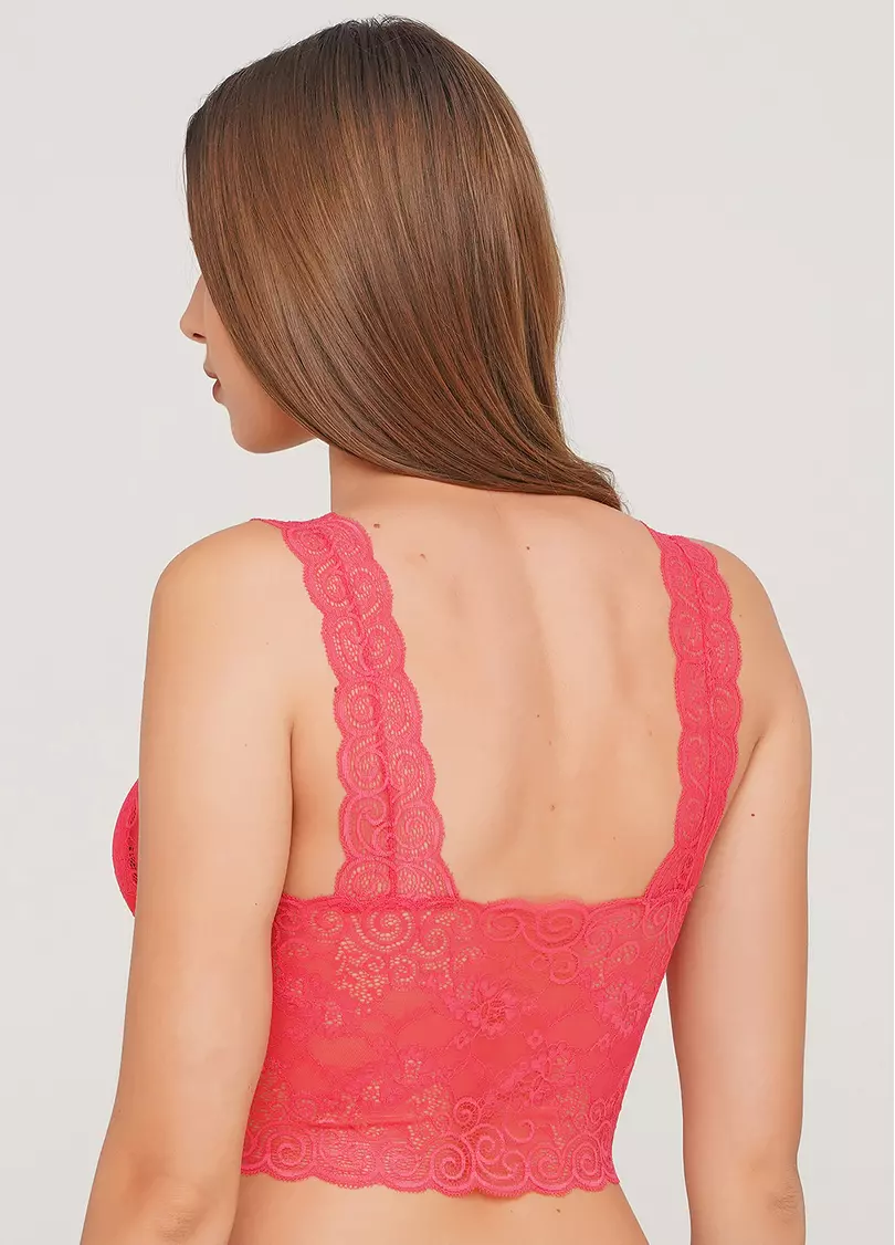 Кружевной бюстгальтер VALENCIA 1603/01 (коралловый)