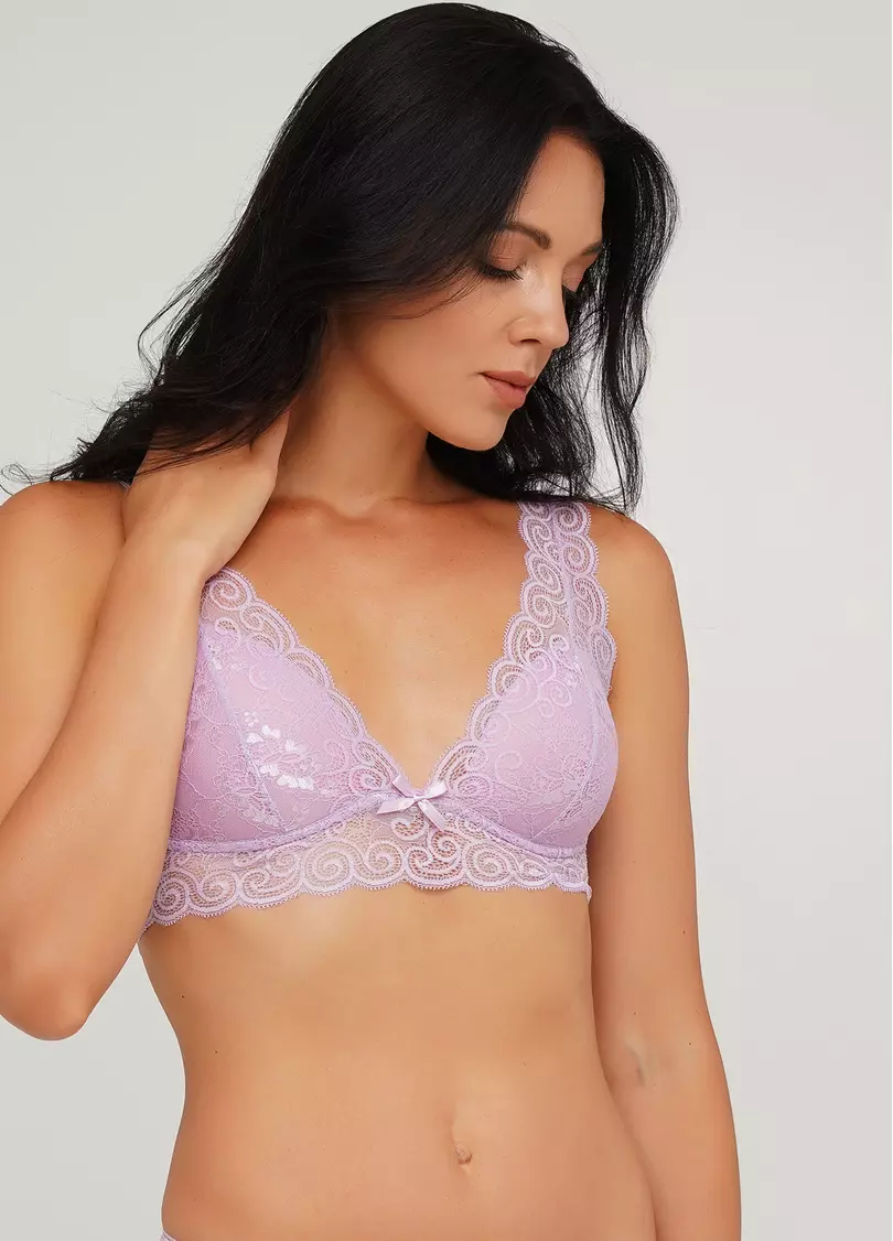 Кружевной бюстгальтер VALENCIA 1603/01 (лиловый)