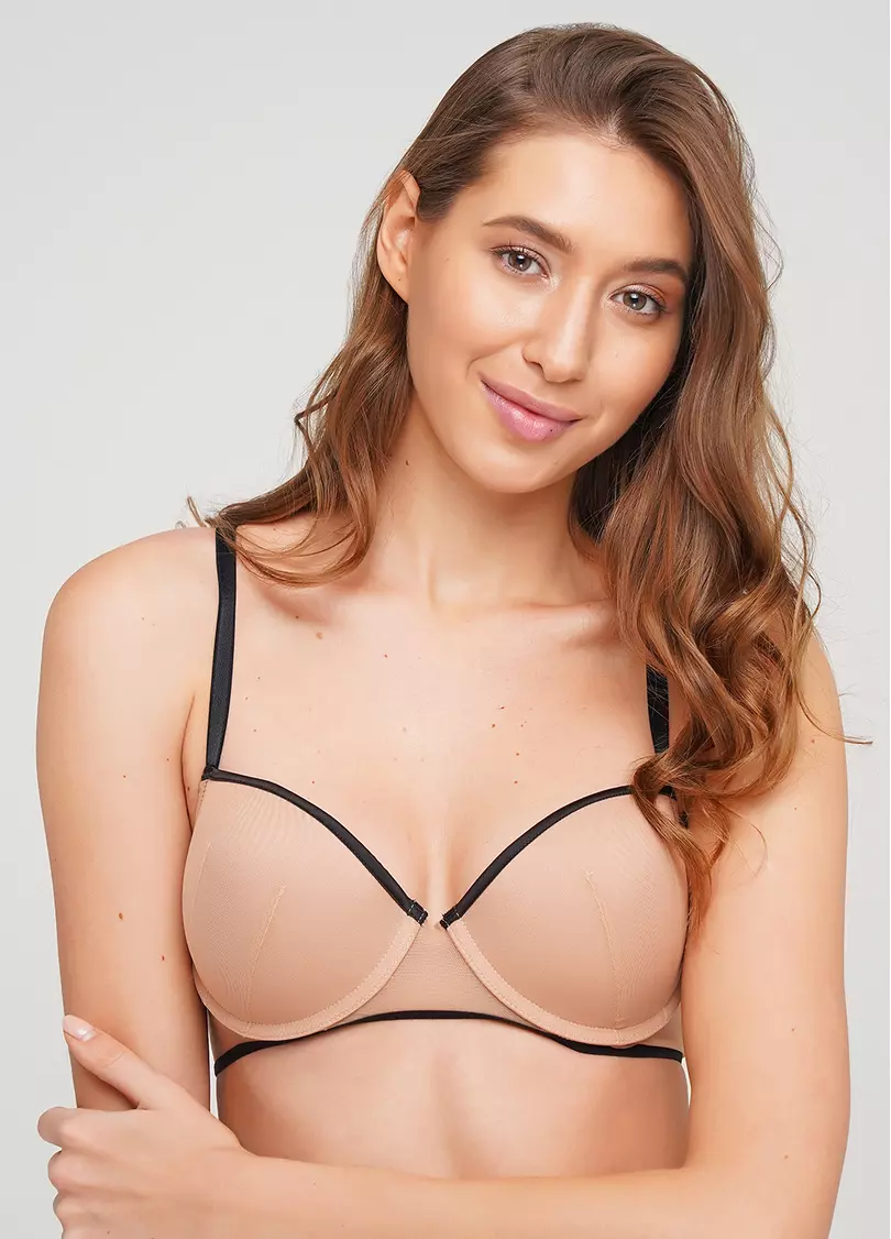 Бюстгальтер балконет Xmas lace 1273/41 (чорний)