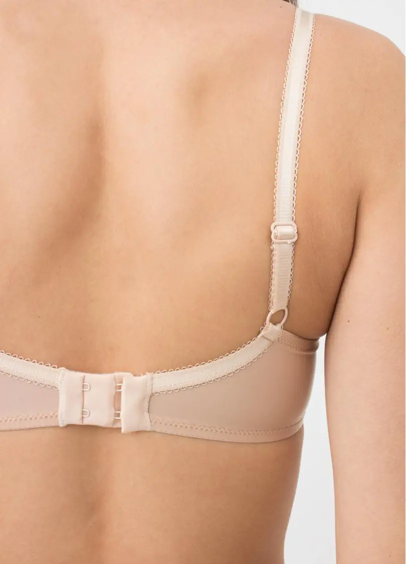 Гладкий бюстгальтер пуш-ап з сіткою Soft micro 1105/22 beige (бежевий)