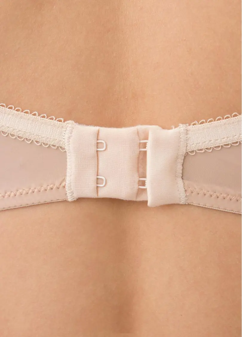 Гладкий бюстгальтер пуш-ап з сіткою Soft micro 1105/22 beige (бежевий)