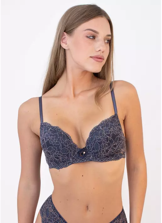 Бюстгальтер с кружевом VENICE 1152/31 ombre blue (синий)