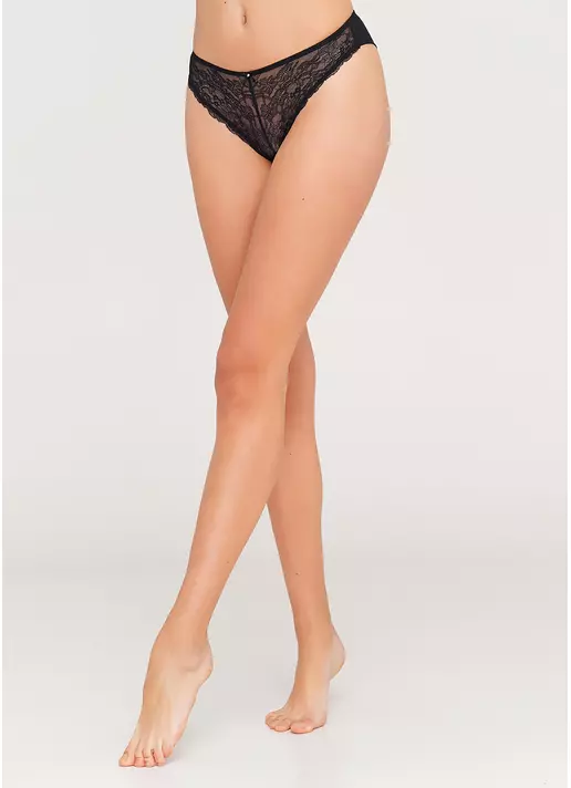 Жіночі мереживні трусики Albina 2309/21 (чорний)