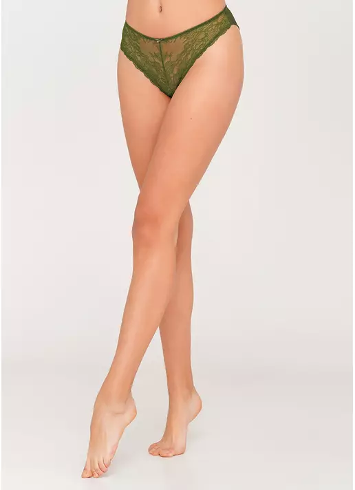 Женские кружевные трусики Albina 2309/21 (зеленый)