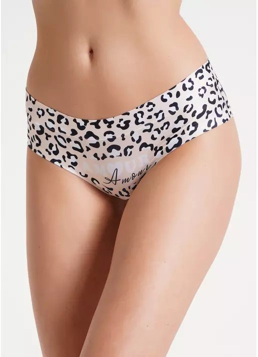 Трусики сліпи з анімалістичним принтом Animal 2301/20 amour (бежевий)