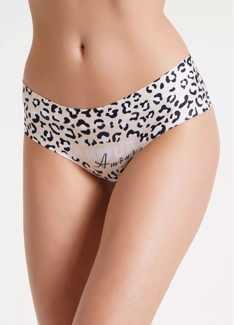 Трусики слипы с анималистическим принтом Animal 2301/20 amour (бежевый)