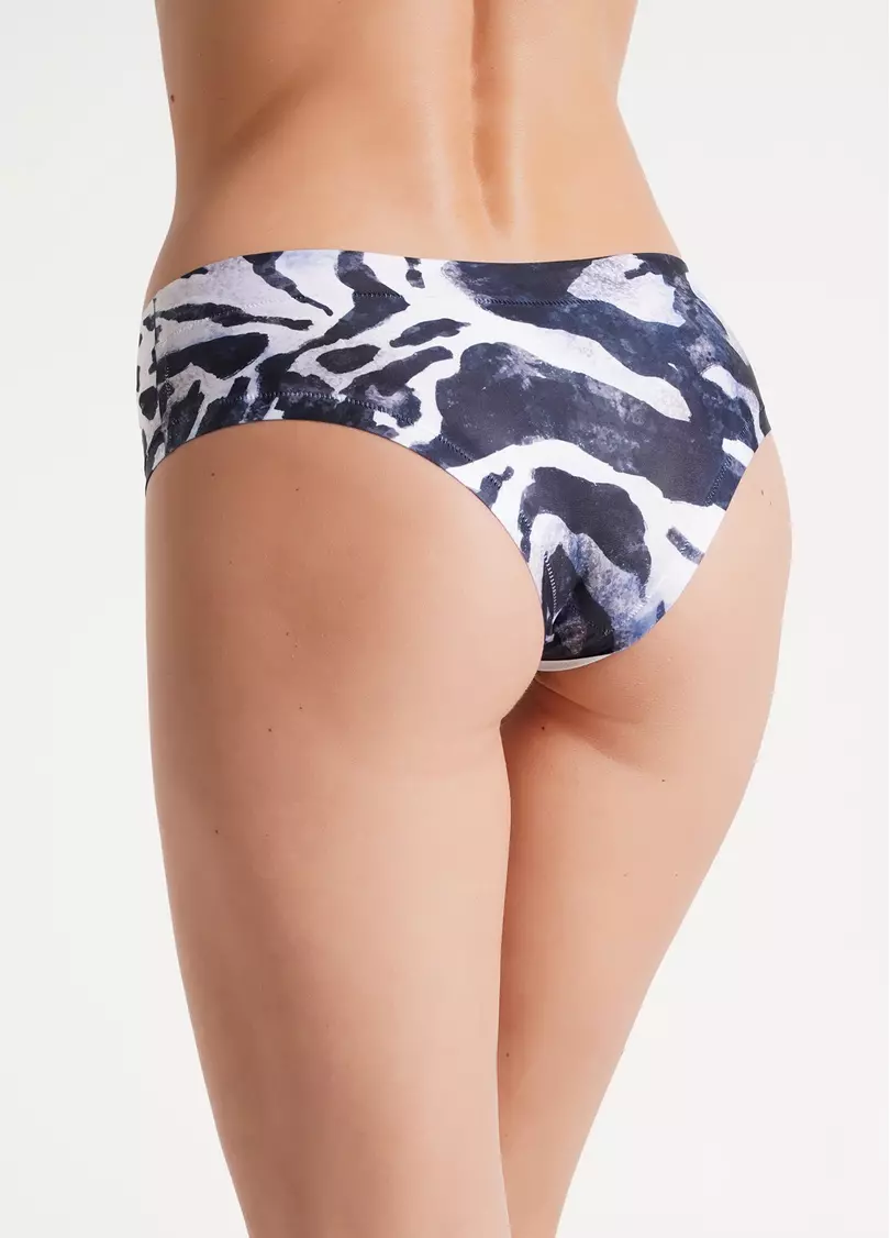 Трусики слипы с анималистическим принтом Animal 2301/20 animal (черный)