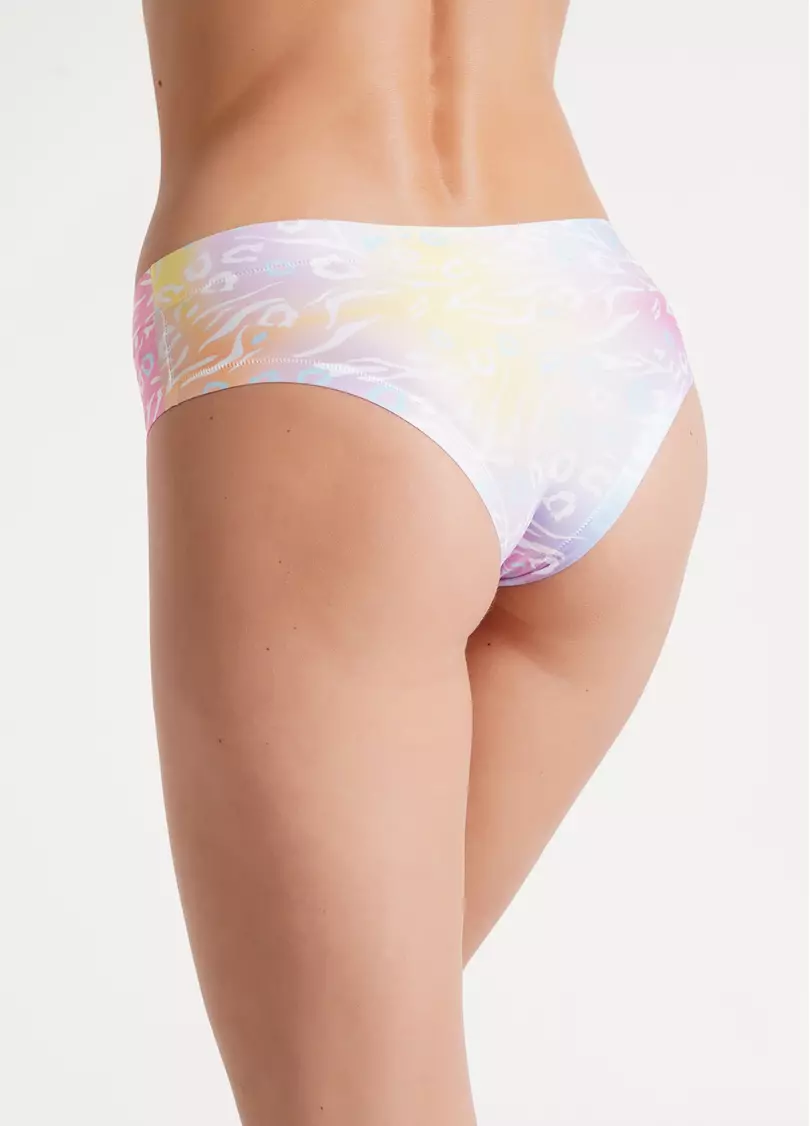 Трусики слипы с анималистическим принтом Animal 2301/20 leo (розовый)