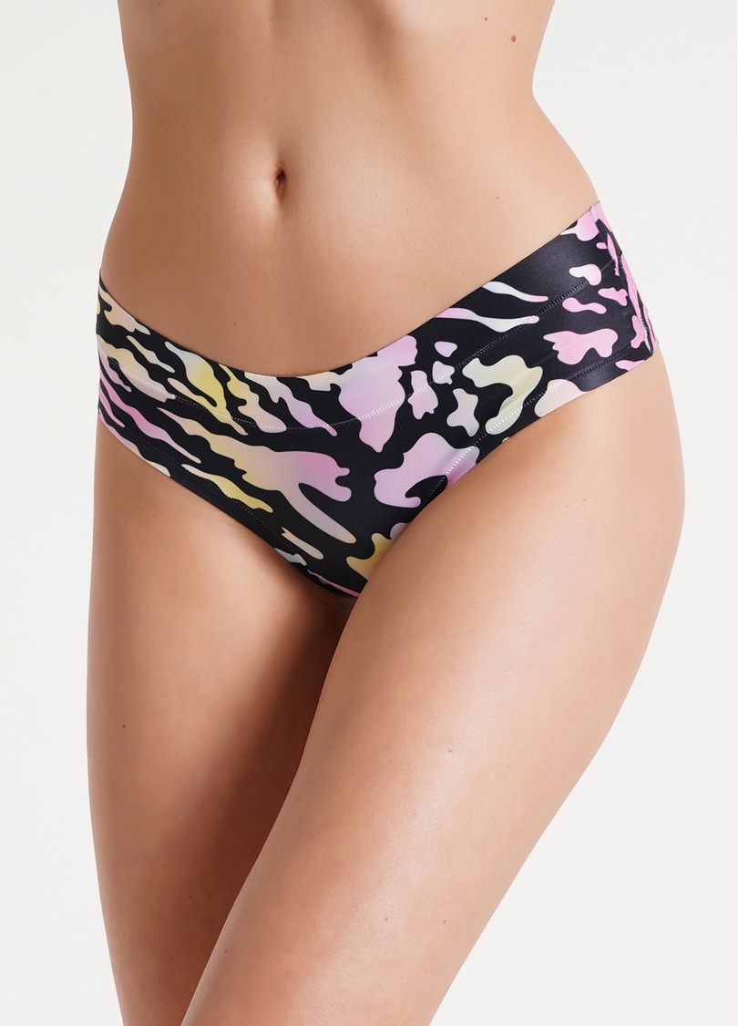 Трусики слипы с анималистическим принтом Animal 2301/20 multi (розовый)