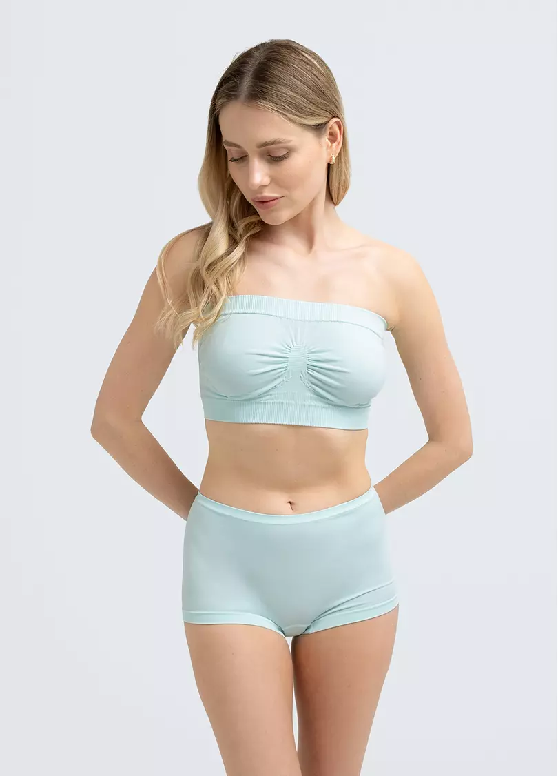 Безшовні труси шортики BOXER BRIEFS COLOR mint (зелений)