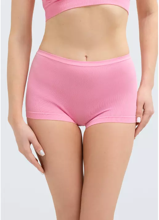 Безшовні труси шортики BOXER BRIEFS COLOR (рожевий)