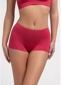 Безшовні труси шортики BOXER BRIEFS COLOR winterberry (червоний)
