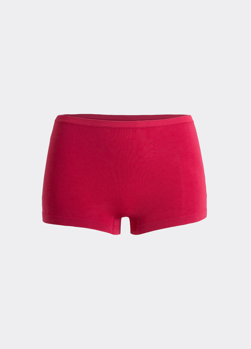 Бесшовные трусы шортики BOXER BRIEFS COLOR winterberry (красный)