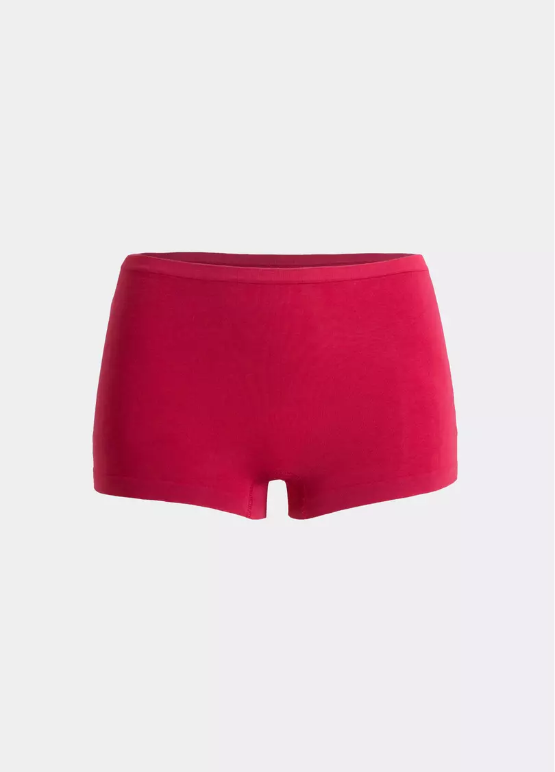 Безшовні труси шортики BOXER BRIEFS COLOR winterberry (червоний)