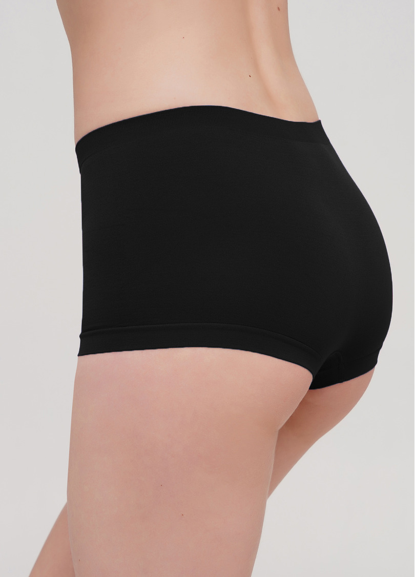 Труси-шортики безшовні BOXER BRIEFS black (чорний)