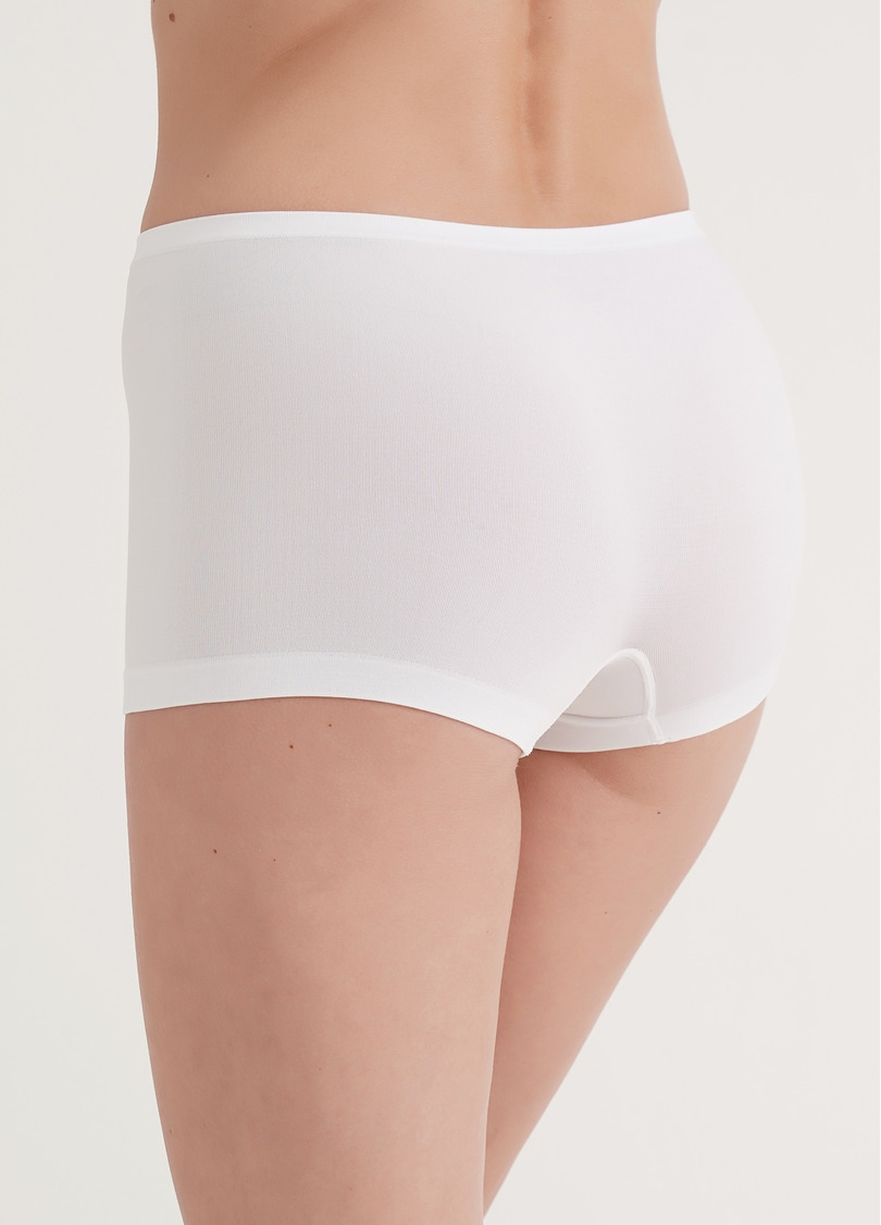 Трусы-шортики бесшовные BOXER BRIEFS white (белый)