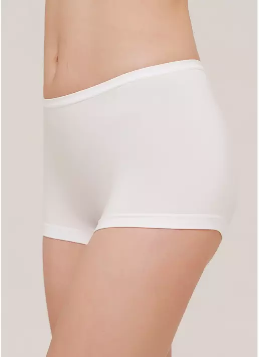 Бесшовные шортики трусики BOXER white (белый)