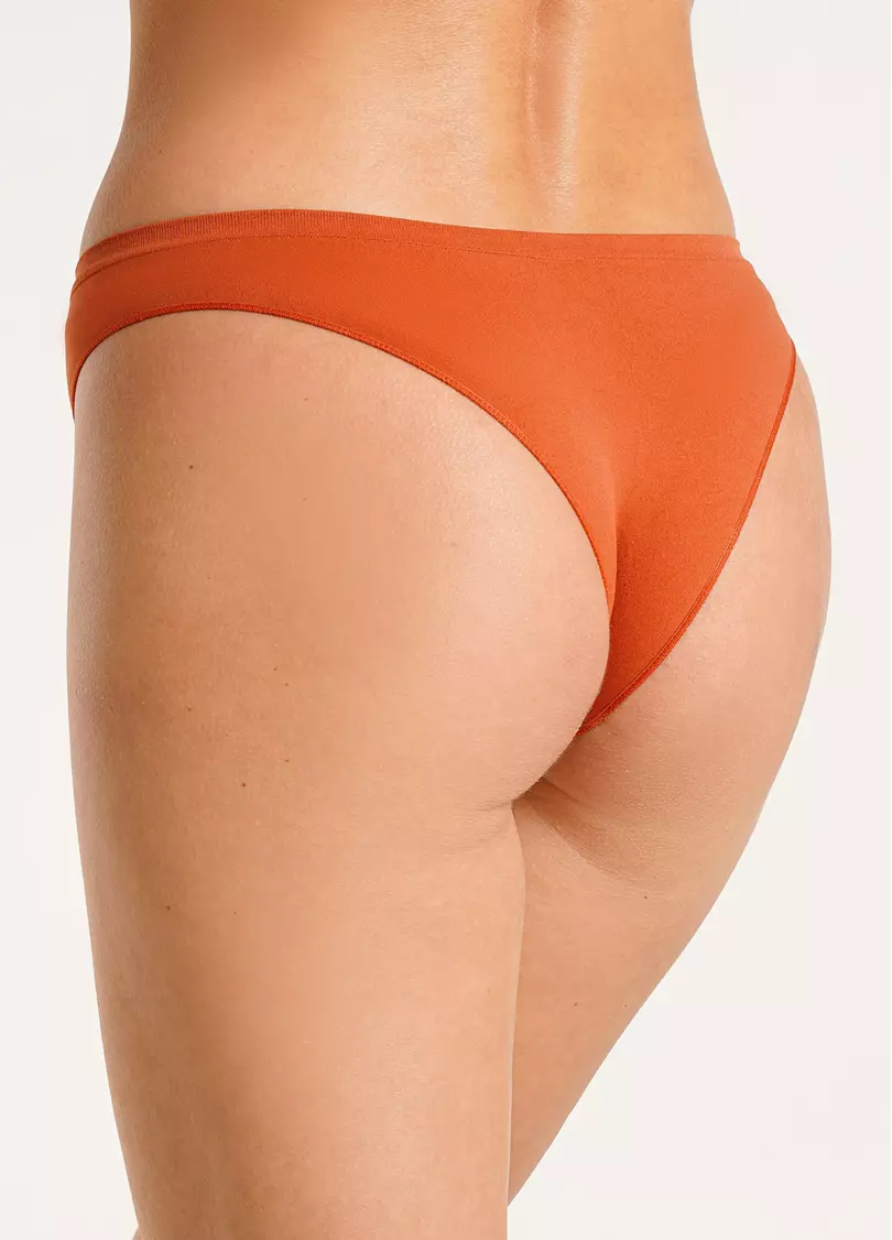Бесшовные трусы бразилиана BRASILIAN BRIEFS COLOR burnt sienna (оранжевый)