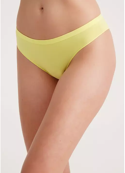 Безшовні труси бразиліана BRASILIAN BRIEFS COLOR charlock (жовтий)