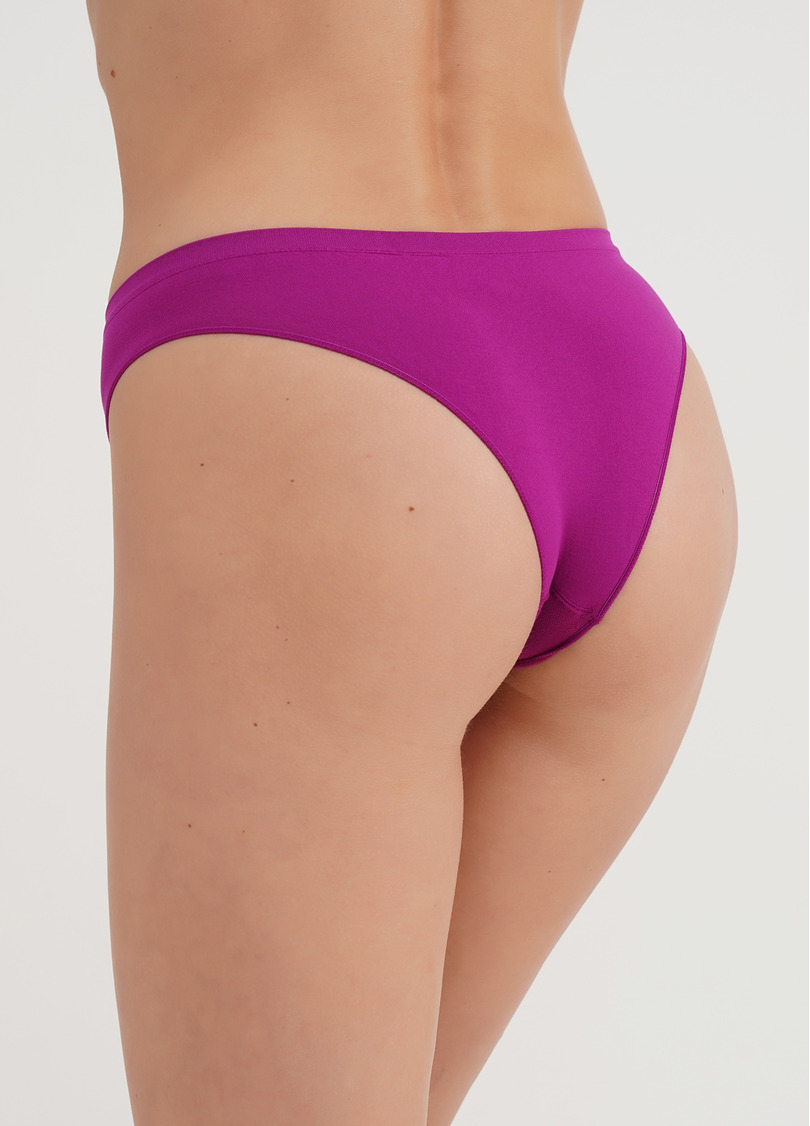 Безшовні труси бразиліана BRASILIAN BRIEFS COLOR dahlia (фіолетовий)