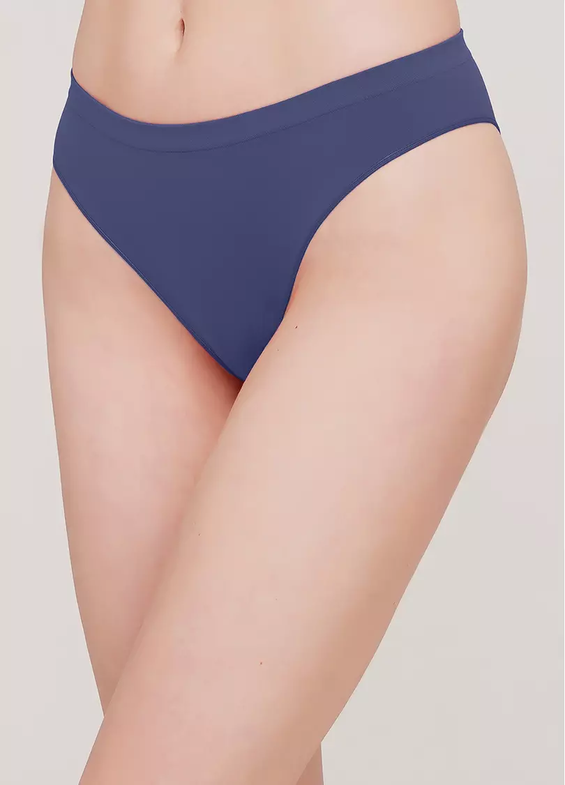 Безшовні труси бразиліана BRASILIAN BRIEFS COLOR deep navy (синій)